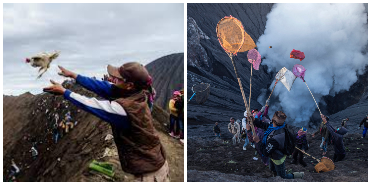 Indonesia: Thousands Flock To Volcano With Chicken And Goats For Sacrifice