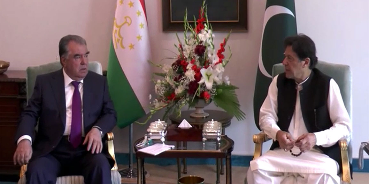 PM Imran meets Tajik President