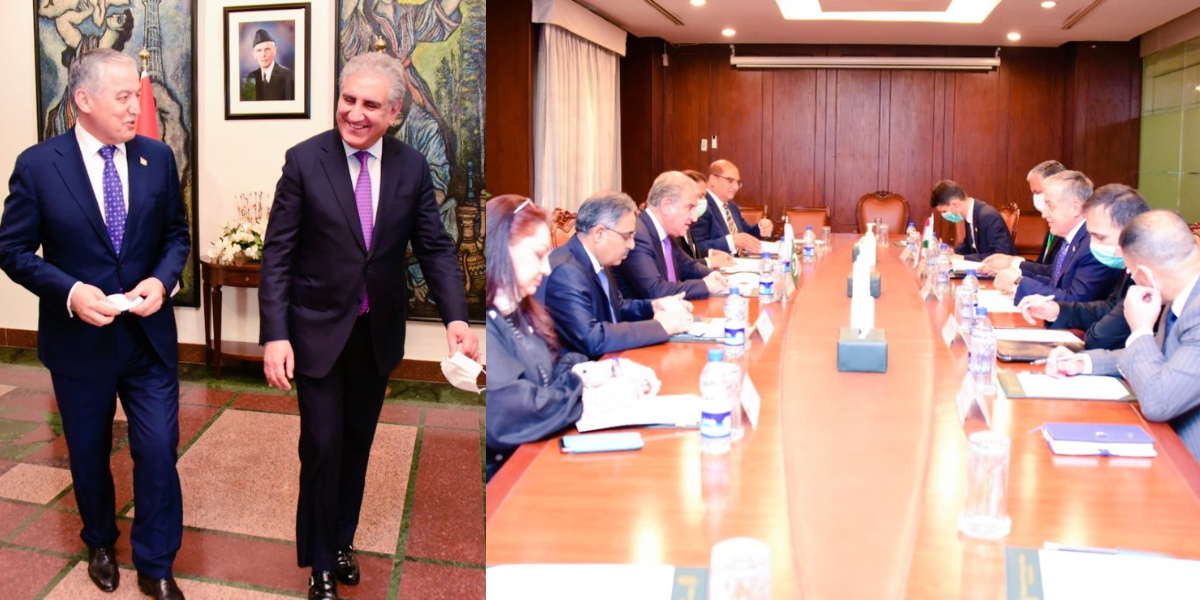 Qureshi met his Tajik Counterpart