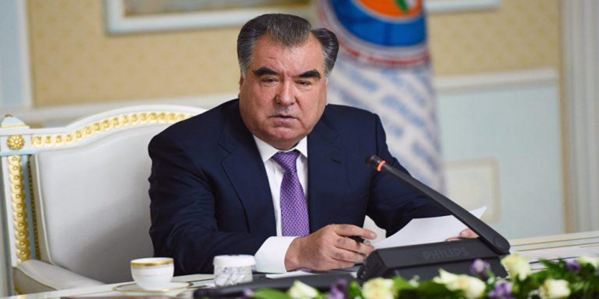 Tajikistan President Emomali Rahmon