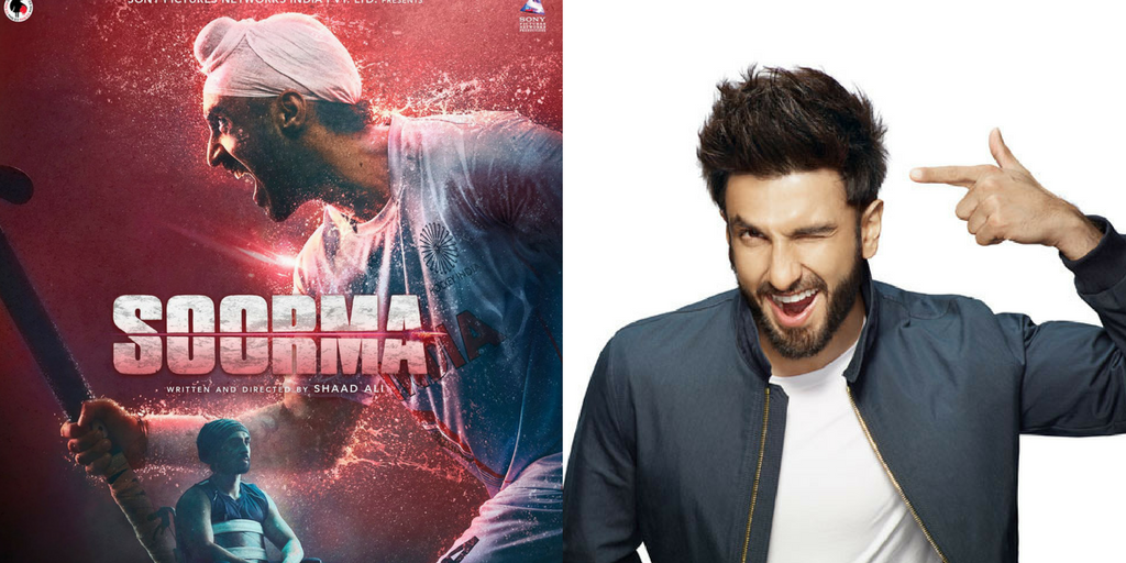 Ranveer Singh Was first choice to play Sandeep Singh in "Soorma"