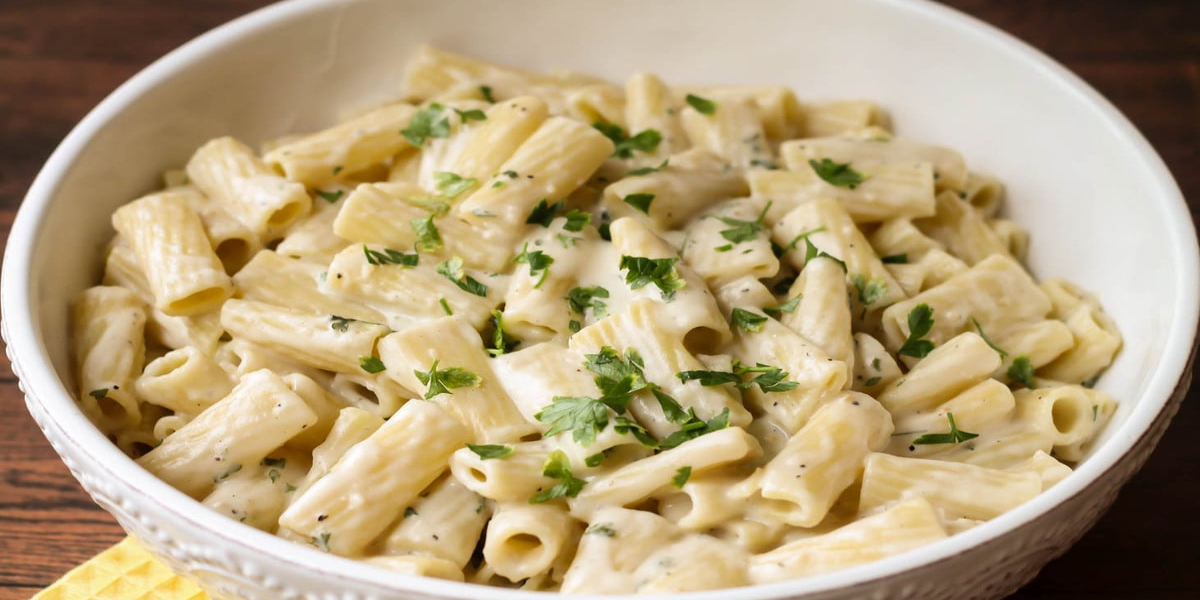 white sauce pasta