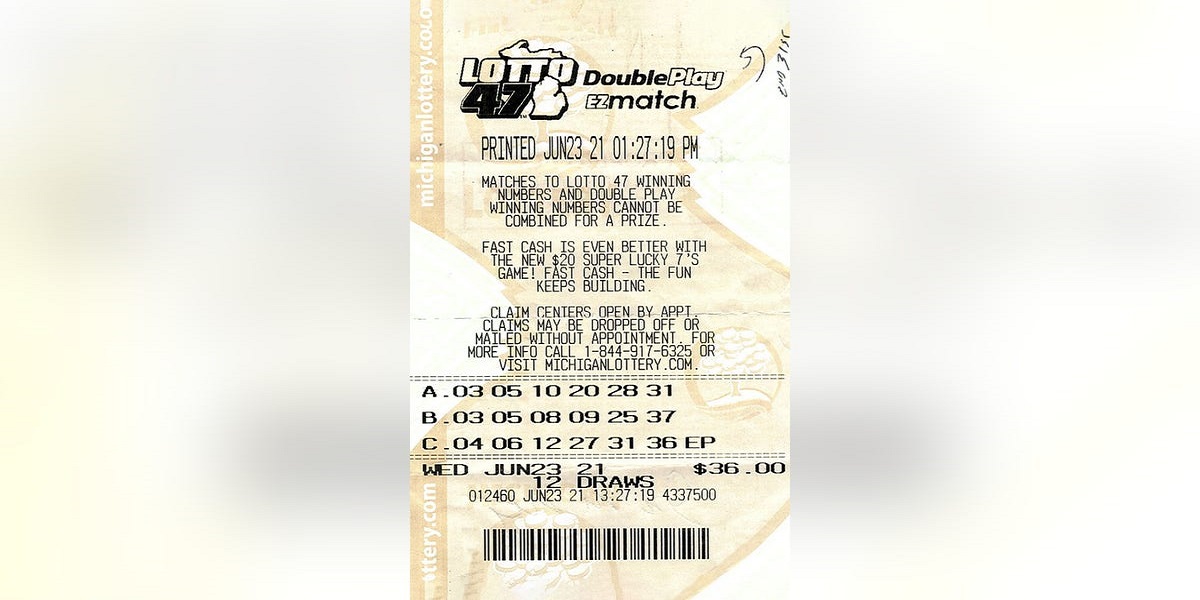 Michigan guy wins the $18.4 million lottery prize, playing the same number