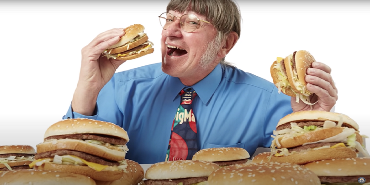 Man sets world record by eating 32,340 Big Macs in a lifetime