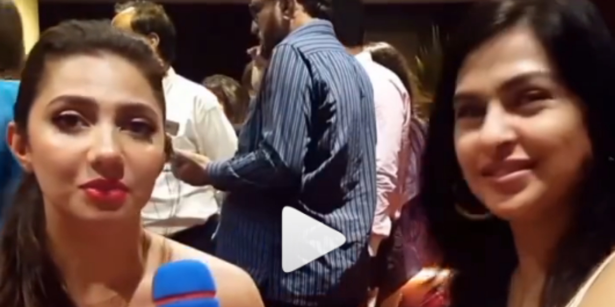 Mahira Khan speaking in Arabic