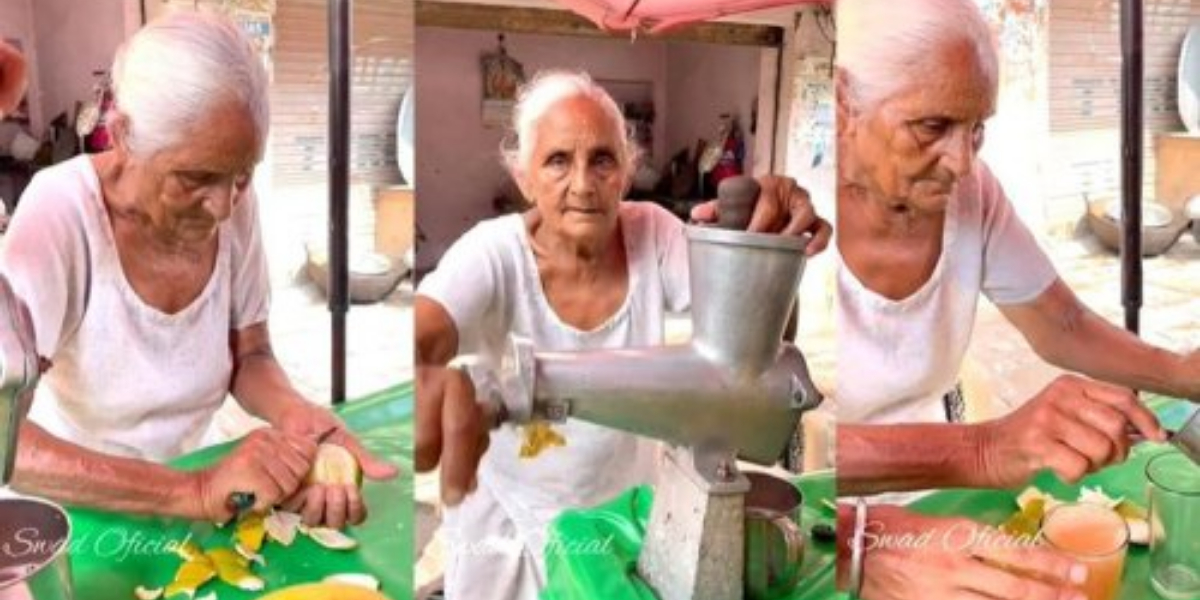 Amritsar Lady's Juice Stall
