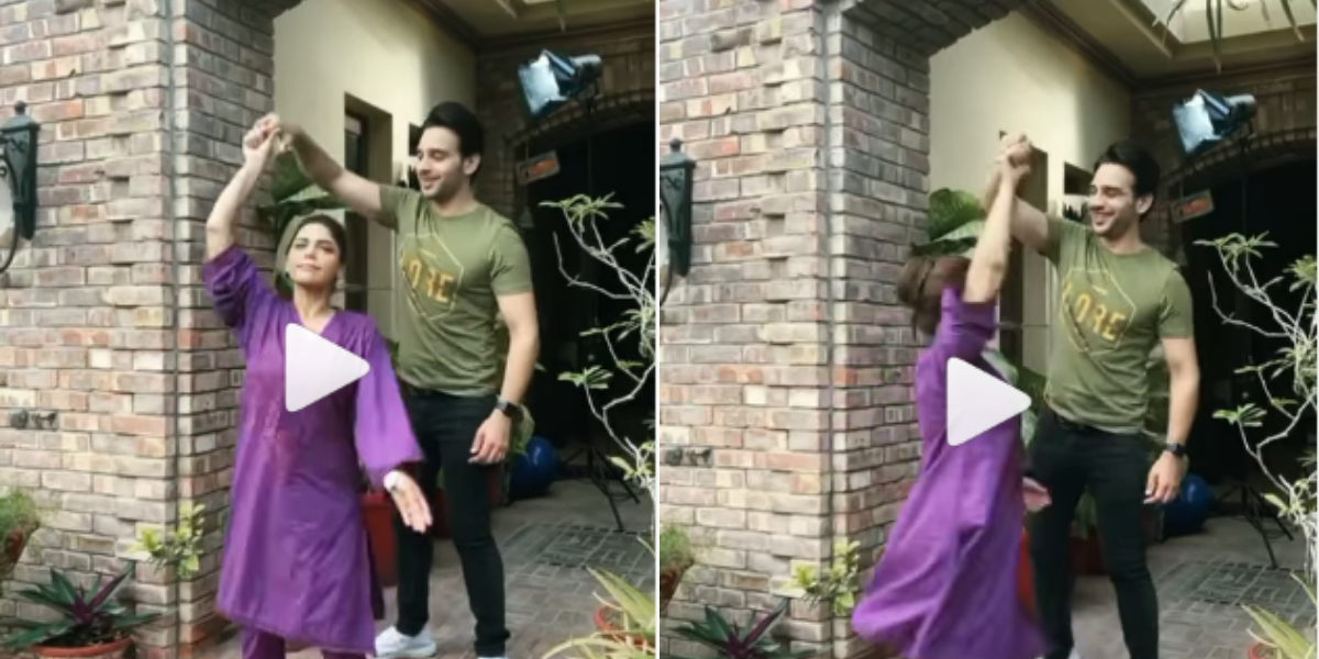 Hadiqa Kiani and Usama Khan