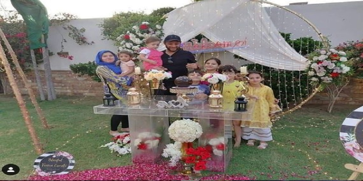 Shahid Afridi returns home to a beautiful surprise from his wife