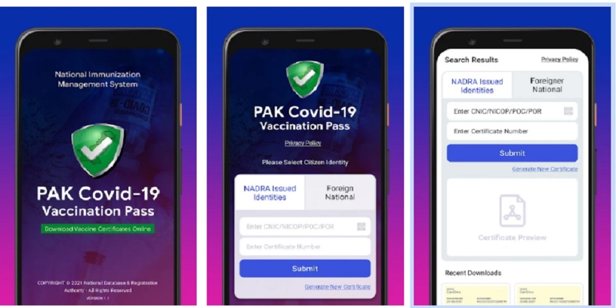 NCOC launches app to dectect fake COVID-19 vaccination certificates