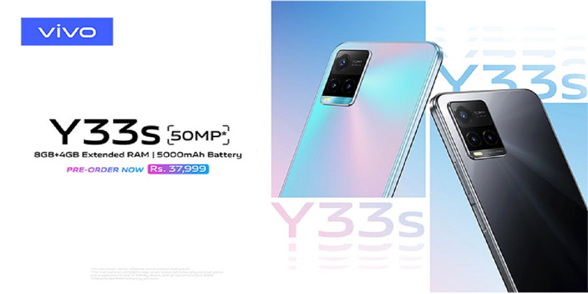 Vivo Y33s available for pre-order in Pakistan;long battery life, gaming chip
