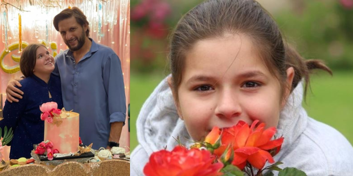 Shahid Afridi daughter Ajwa's birthday