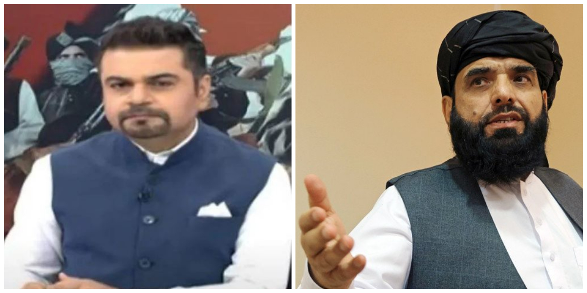 Taliban spokesman gives thug life reply to Indian anchor; Watch video
