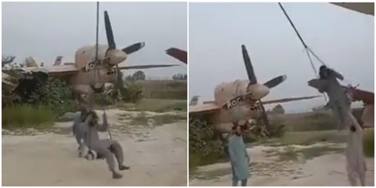 Taliban enjoying 'Heli- swings' on expensive military helicopters; Watch video