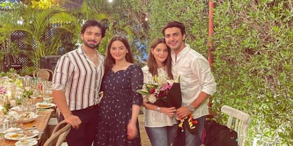 Aiman Minal with their husbands