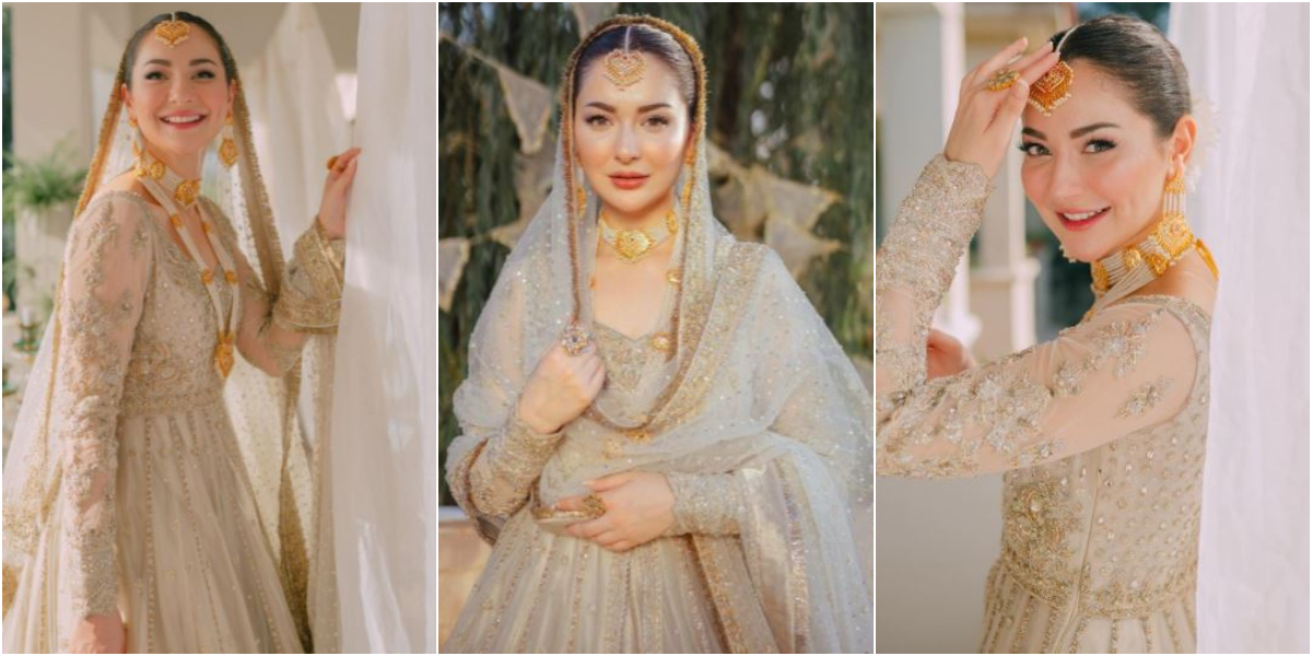 Hania Aamir nikkah shoot