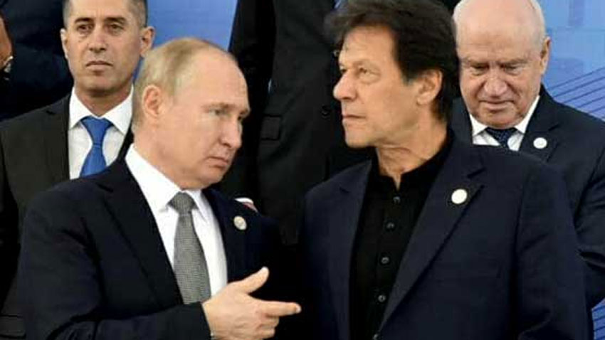 PM Imran spokes to Putin, appreciates his remarks against blasphemy