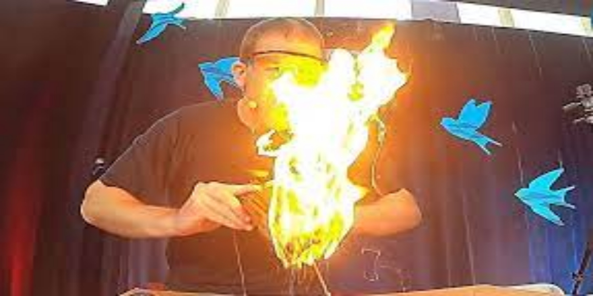 Man stuffs 100 lit candles in mouth for setting 100th Guinness world record