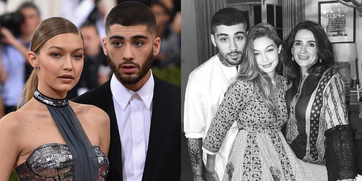 Zayn Malik Gigi Hadid mother striking