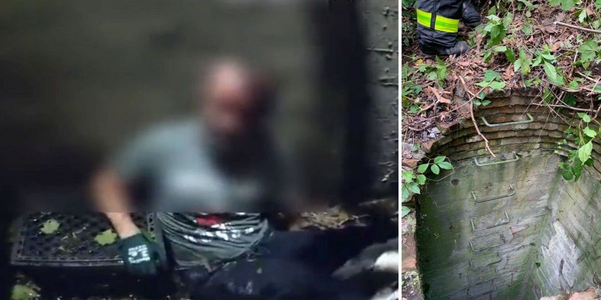 Police in NYC rescued a guy who falls 30 feet down in a storm drain