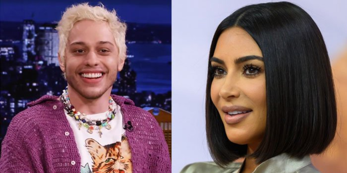 A fan caught Kim Kardashian and Pete Davidson spotted together