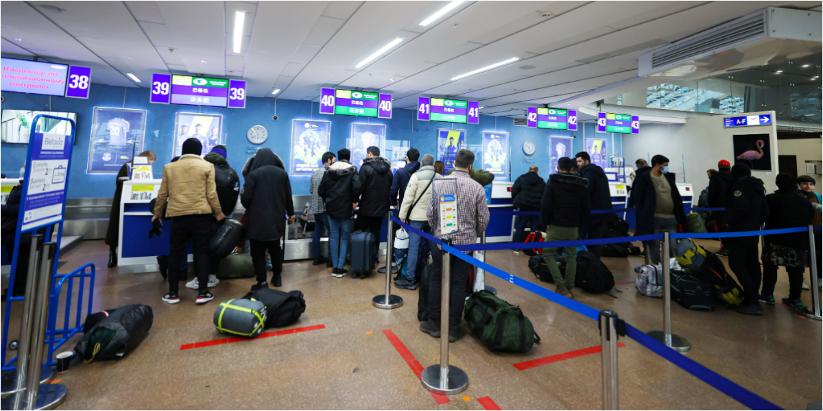 Plane with Iraqi refugees takes off from Belarus to Iraq