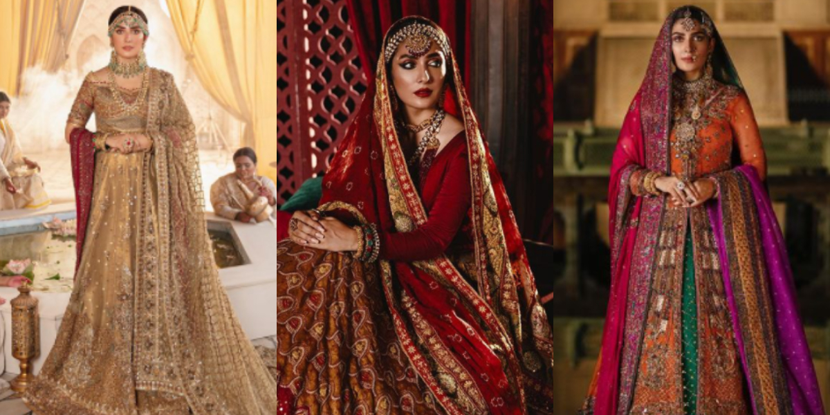 5 times Ayeza Khan shows us how to display lehengas in wedding season