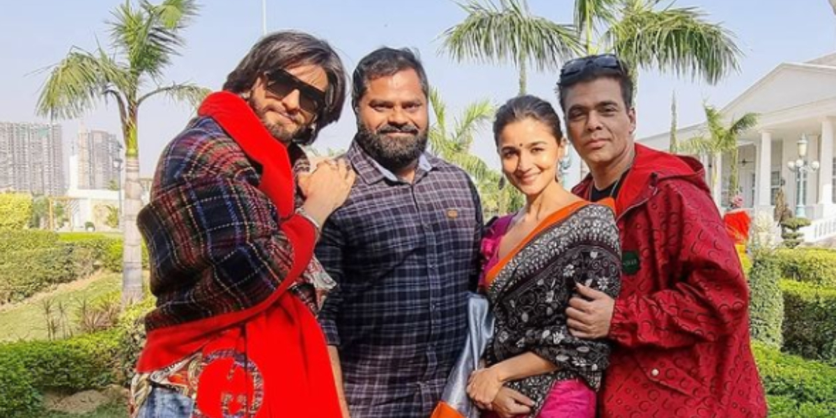 Alia Bhatt, Ranveer Singh at the set of 'Rocky Aur Rani Ki Prem Kahani' 