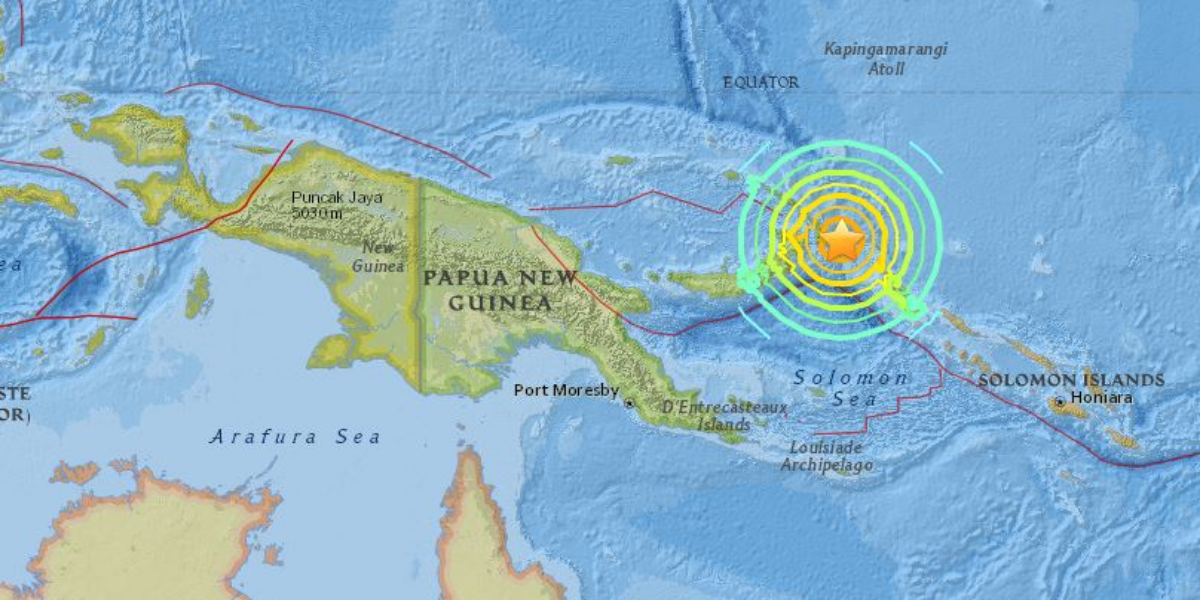 Papua New Guinea earthquake