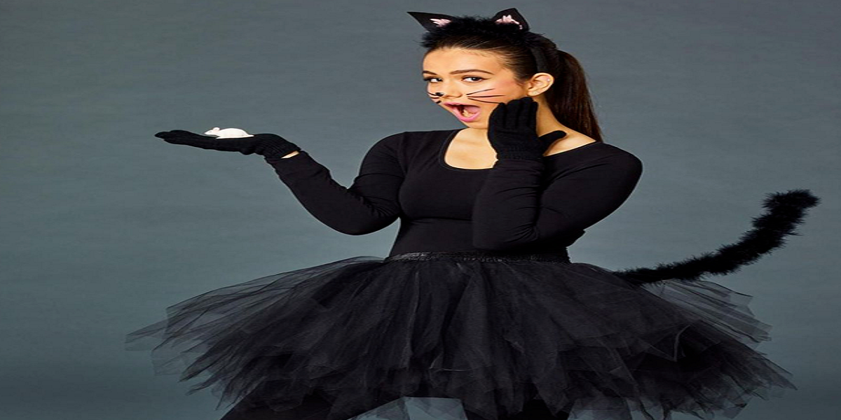 Police warn a lady not to dress up in a Halloween costume in protest