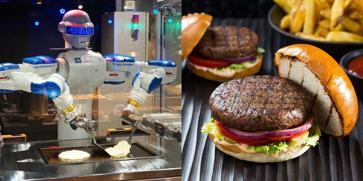 'Robot chef' cooks up veggie burgers at Israel restaurant