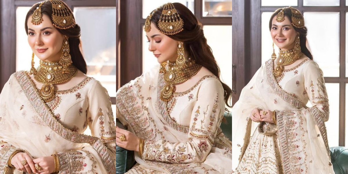 Hania Aamir looks like a sight for sore eyes in bridal attire