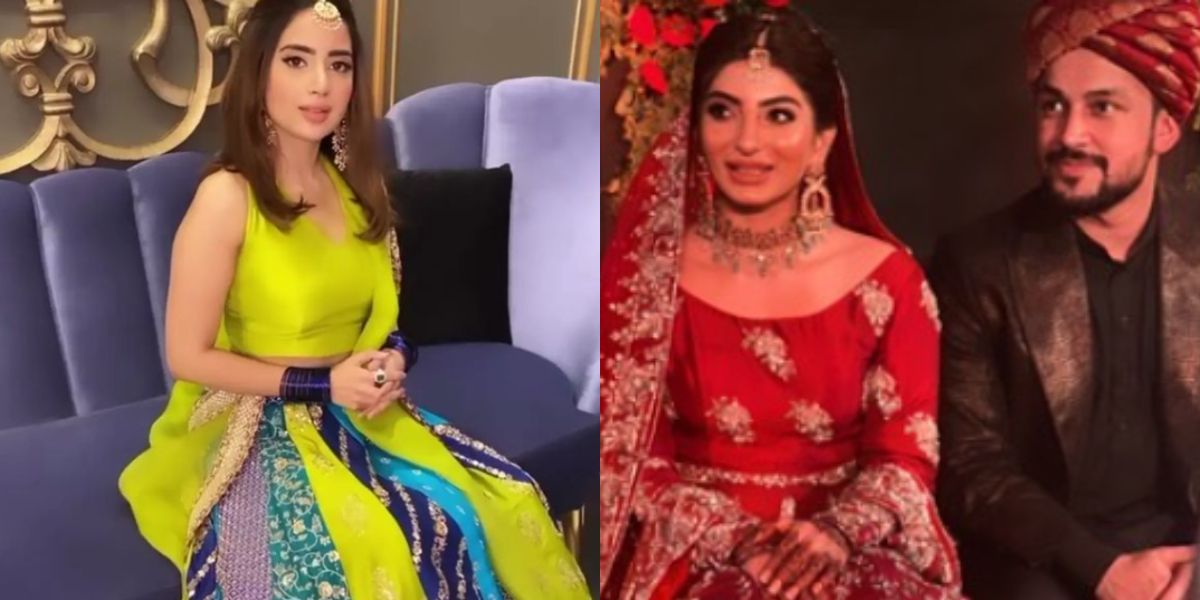 Saboor Aly looks drop-dead gorgeous at Mariam and Owais wedding