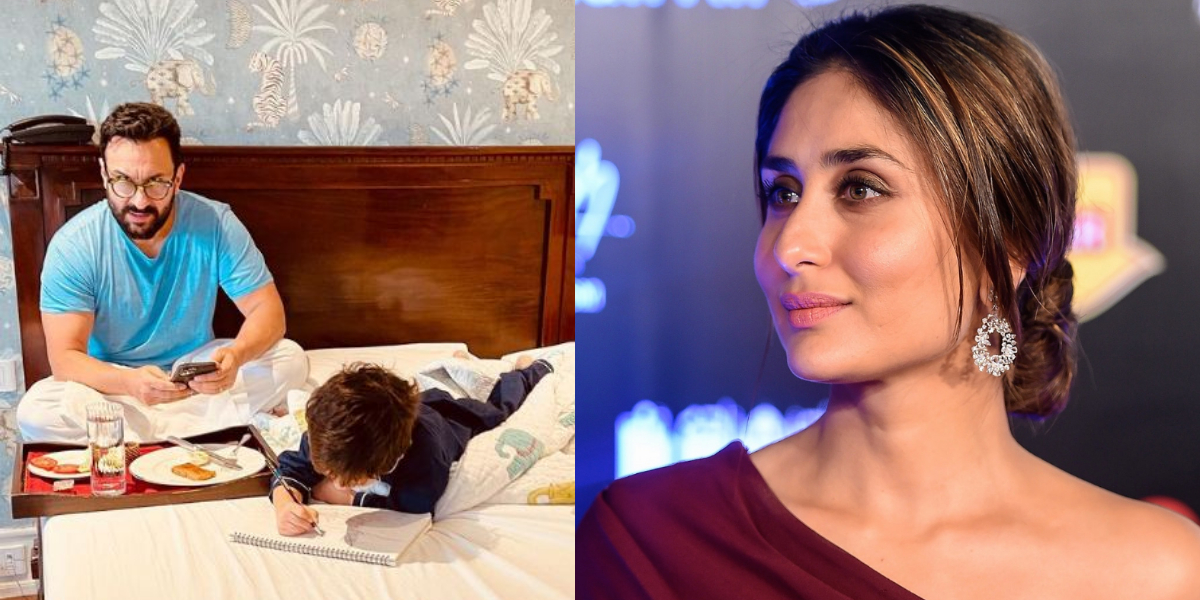 Kareena Kapoor shows her boys having breakfast