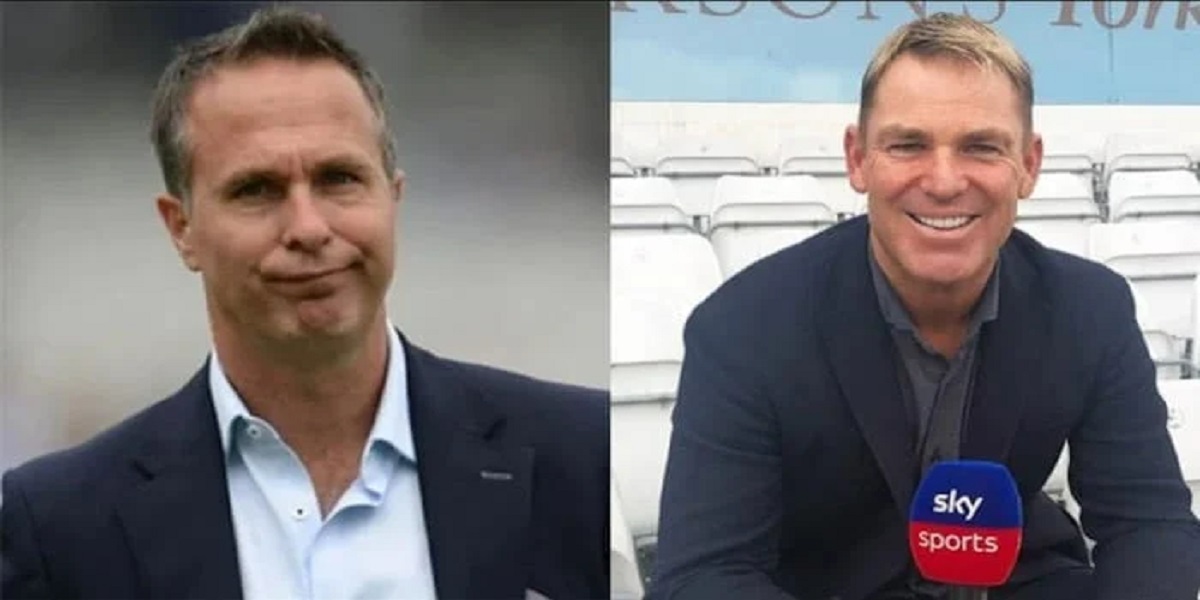 Shane Warne and Michael Vaughan