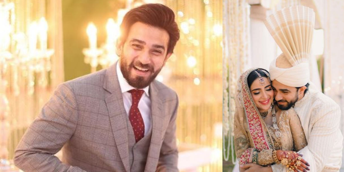 Newlyweds Ali Ansari Saboor Aly