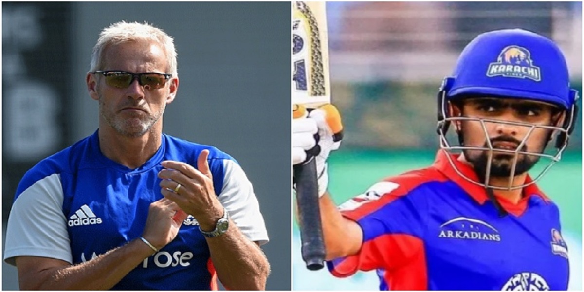 Peter Moores and Babar Azam