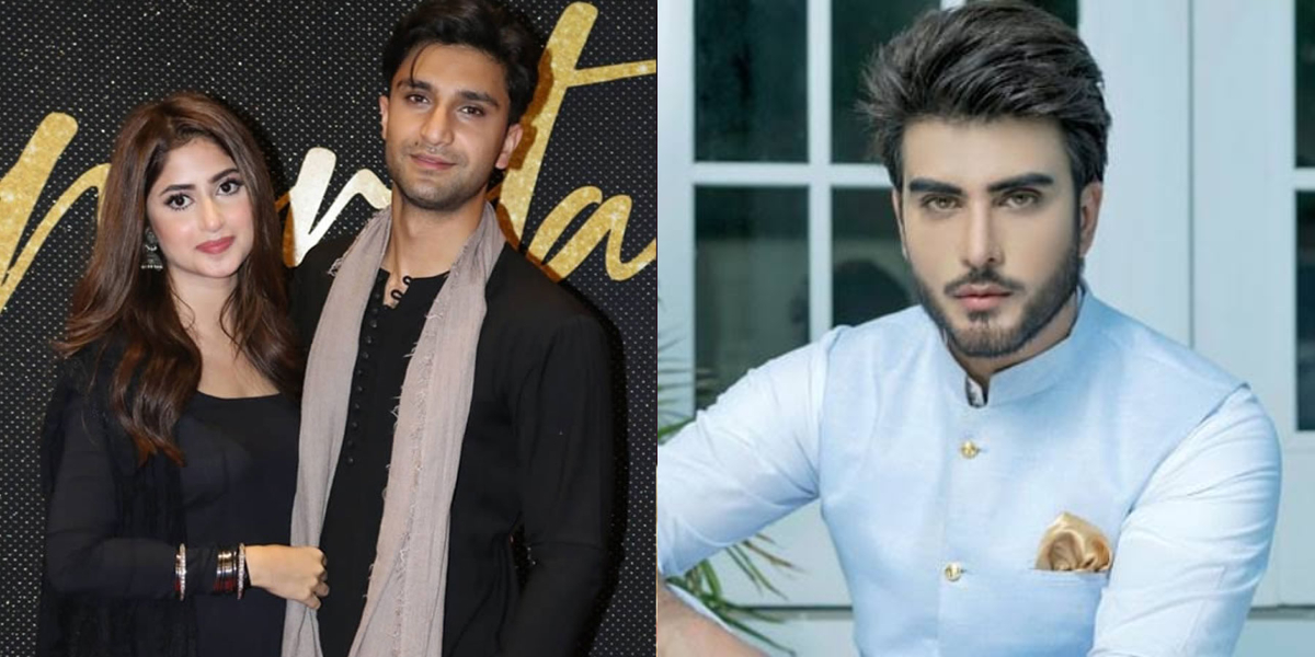 Imran Abbas responds to a fan about Ahad's absence in Saboor's wedding
