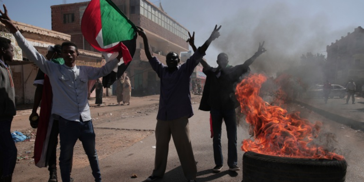 Three killed in Sudan as thousands protest against military