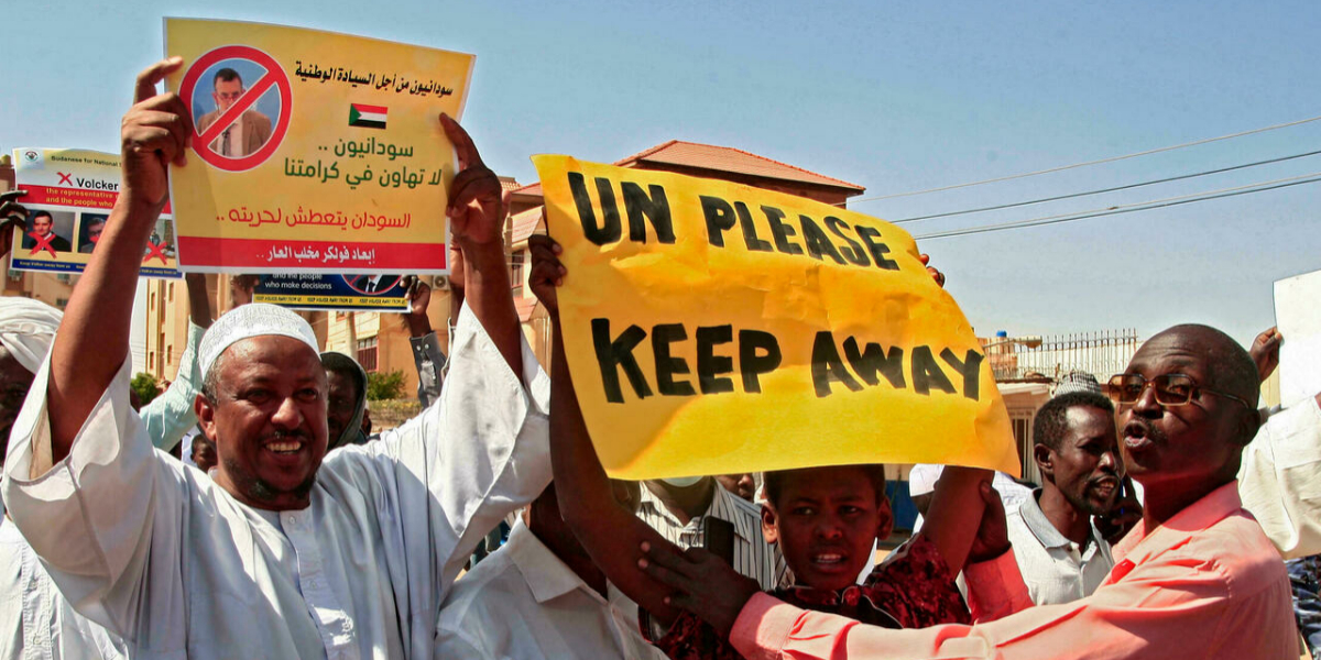 Sudanese rally against UN bid to resolve post-coup crisis