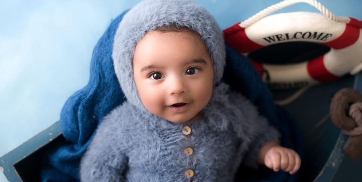 In pictures: Iqra and Yasir's little munchkin Kabir will melt your heart