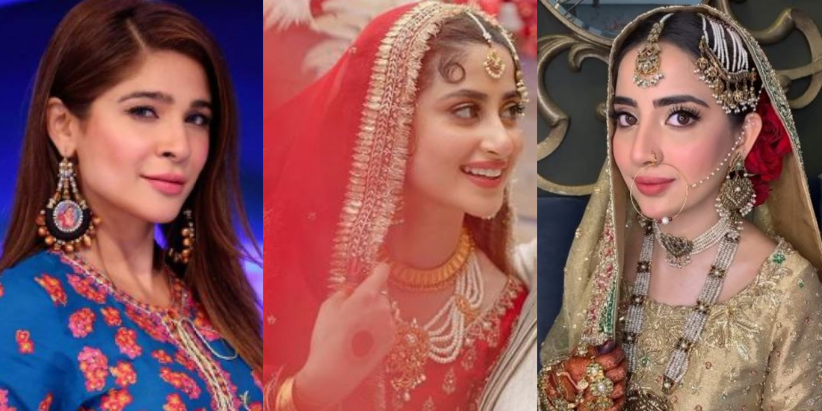 Sajal Saboor recreation of mother's wedding look