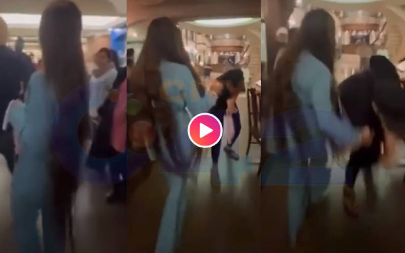 What did the groom do with his bride at wedding ritual? Watch the video