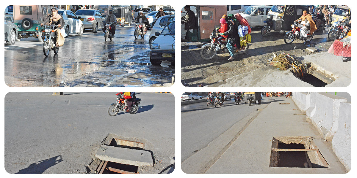 Sewage leaks