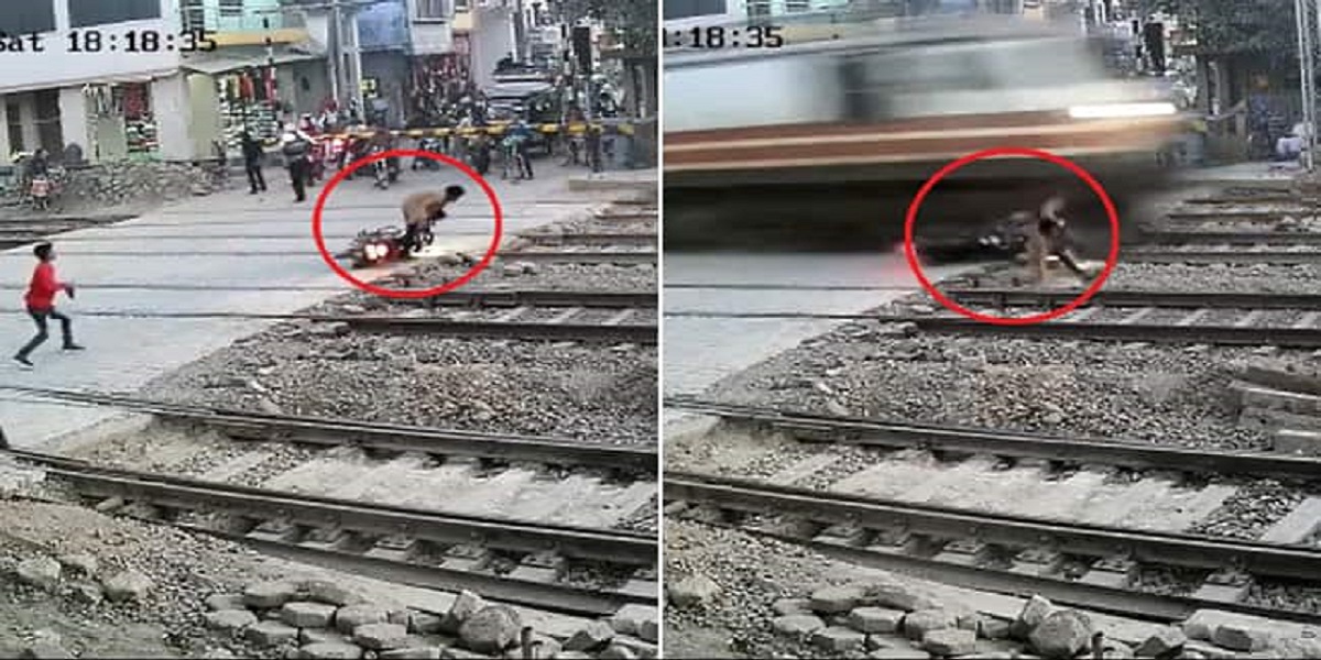 biker escape the hit