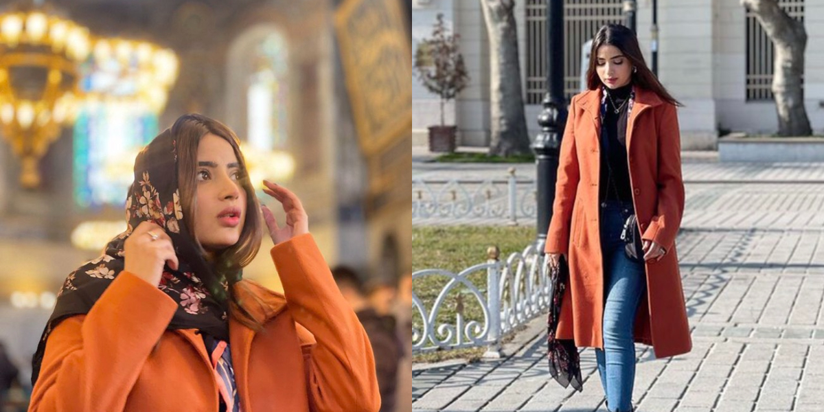 Saboor Aly explores Istanbul's streets after visiting Hagia Sophia Mosque  