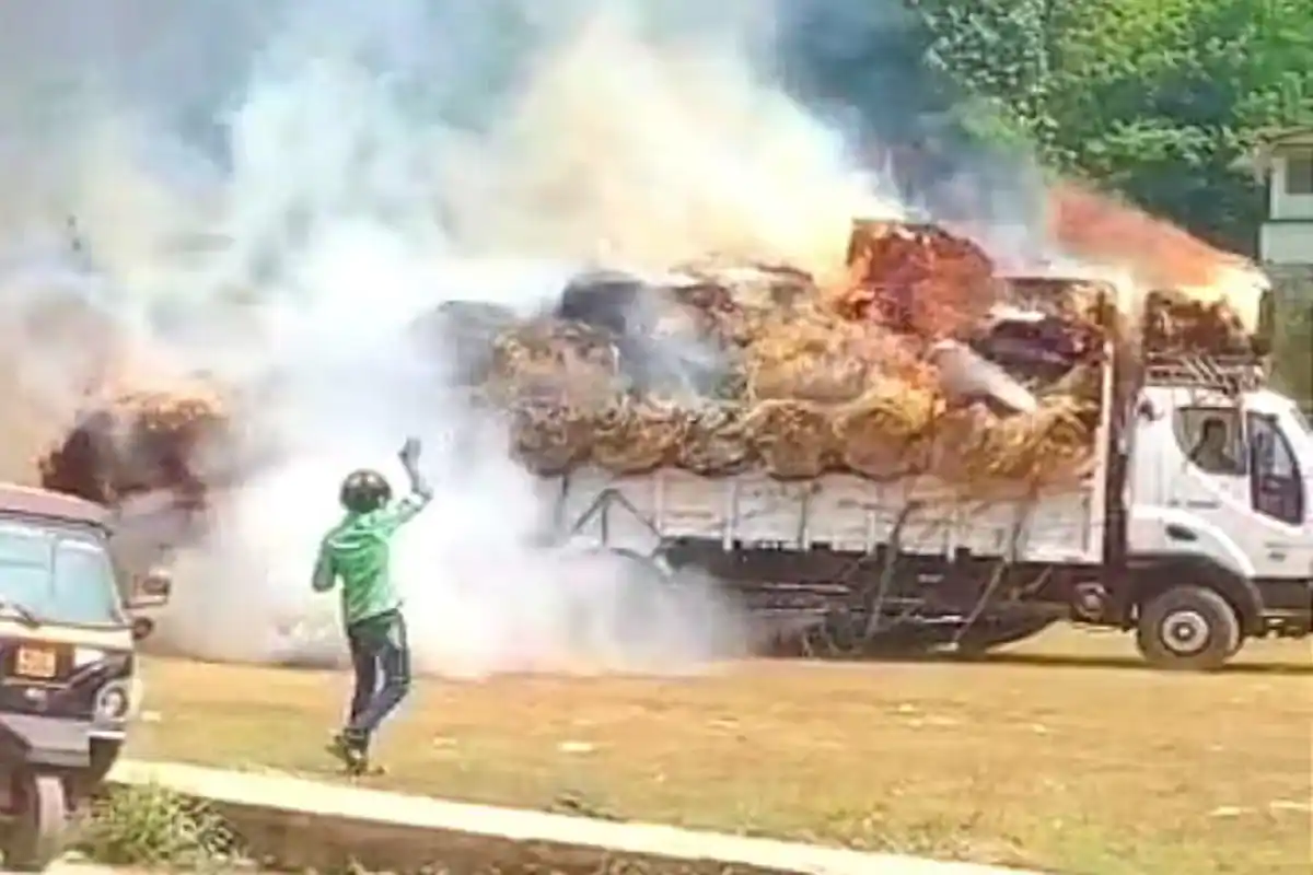 Burning Truck
