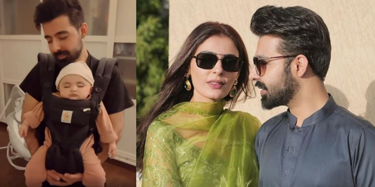 Hassan Hayat & Sadia Ghaffar engage in cute parentally banter