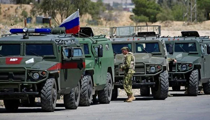 Russian troops