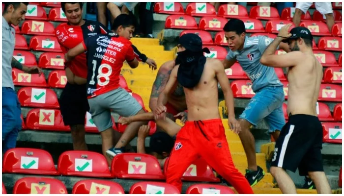 football match in Mexico