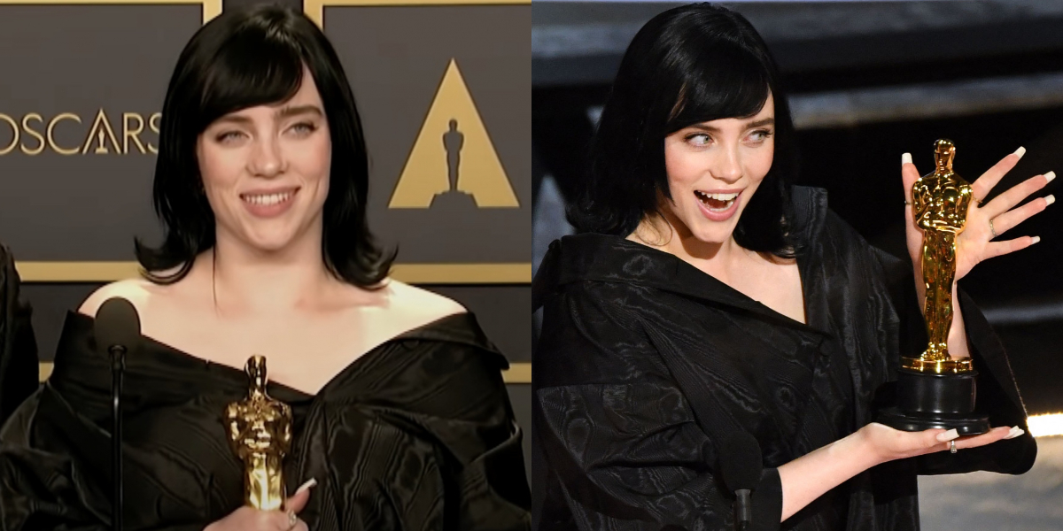 Billie Eilish wins Oscar for best original song 'No Time to Die'